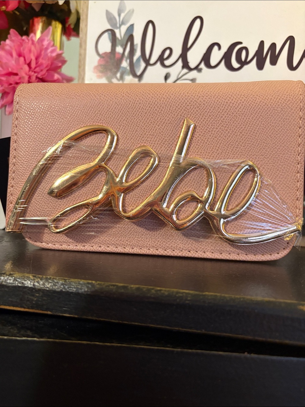 NWT Bebe Pink crossbody